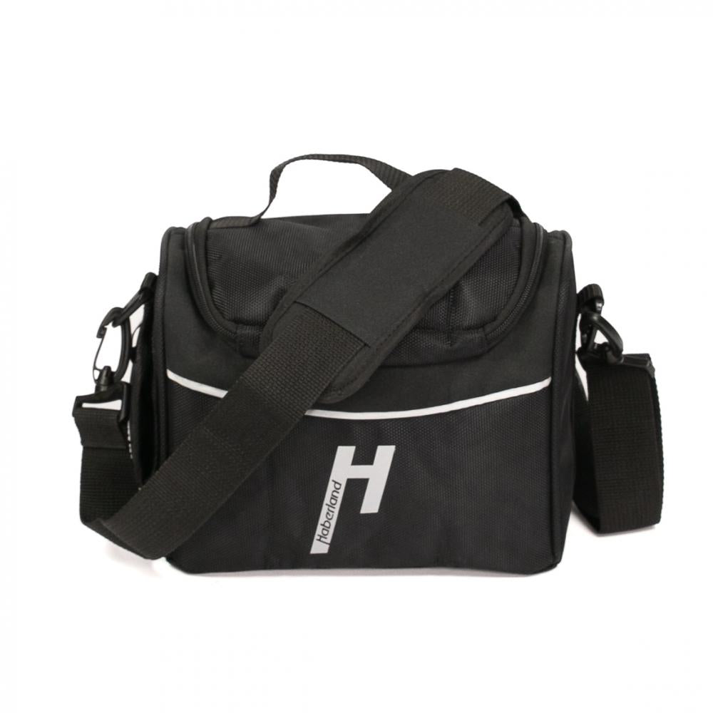 Haberland Lenkertasche Siebensachen 5l schwarz - geräumige Bike-Lenkerbag mit KLICKfix