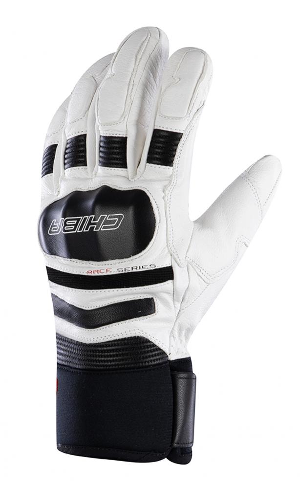 CHIBA Super Race - wasserdichte Winter-Radhandschuhe, Größe 10, weiß