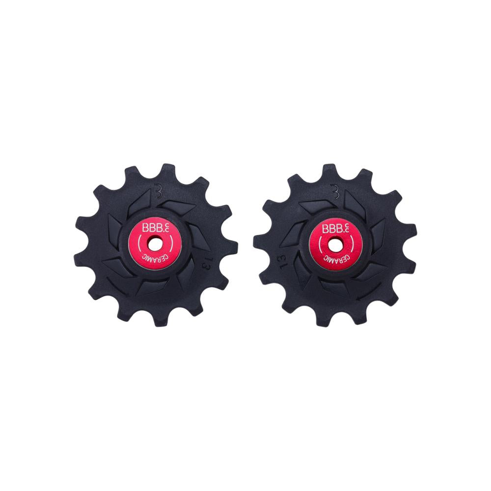 BBB Cycling RollerBoys 13T-13T ceramic Schaltwerksröllchen 13Z schwarz - leiser, effizienter Lauf