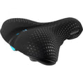 Selle San Marco Sattel City Gel 220 x 269 mm Schwarz - komfortabler City-Fahrradsattel mit Gelpolsterung