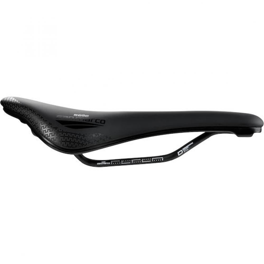 Selle San Marco Sattel Shortfit 2.0 Comfort Dynamic 140 x 255 mm Schwarz - komfortabler Performance-Rennradsattel
