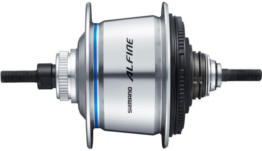 SHIMANO Getriebenabe Di2 ALFINE Di2 SG-S7051-8 - 7051-8, Silber 36 Loch