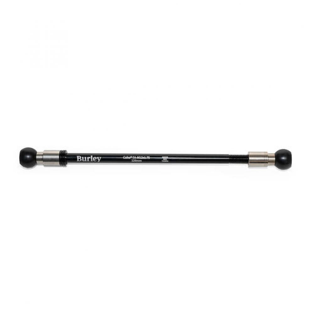 Burley Steckachse COHO XC M12x1.75, 229 mm Schwarz - Adapter für 12 mm Hinterrad
