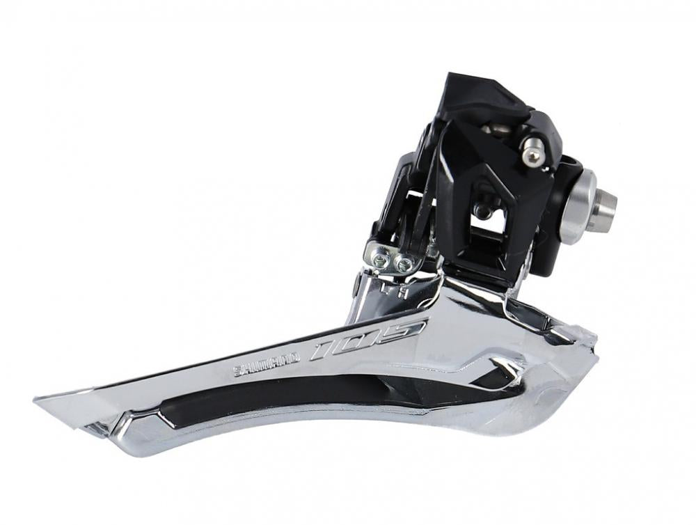 SHIMANO 105 FD-R7000 11-fach Anlöt Umwerfer für Rennräder, präzise Frontschalt-Performance.