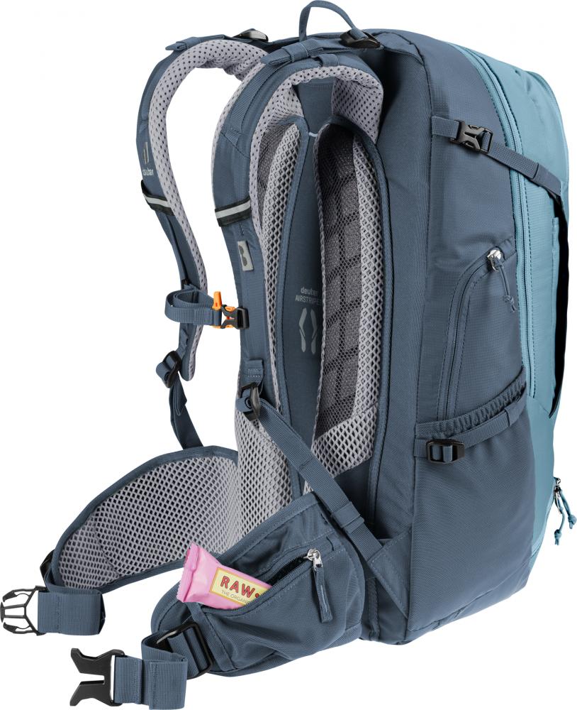 Deuter Trans Alpine 30 Fahrradrucksack Weiß - MTB-Rucksack für Mehrtagestouren