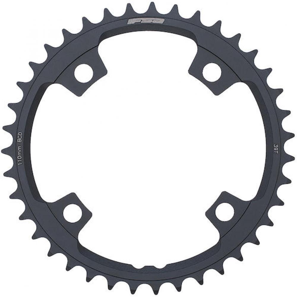 FSA Kettenblatt Road Powerbox/SL-K ABS 4-Arm 110 mm x 42 T Stealth black - präzises Schalten