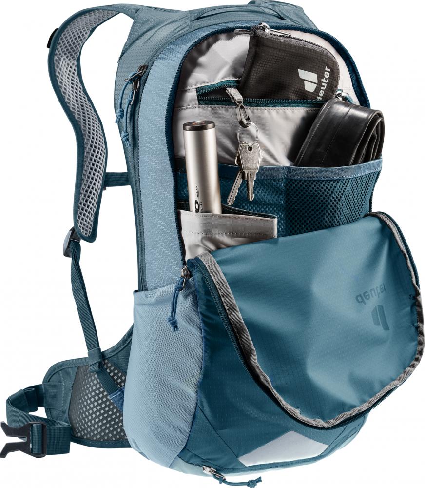 Deuter Race Air 10 Fahrradrucksack 10 Liter Weiß - Leichter Bike-Rucksack für Mountainbiker