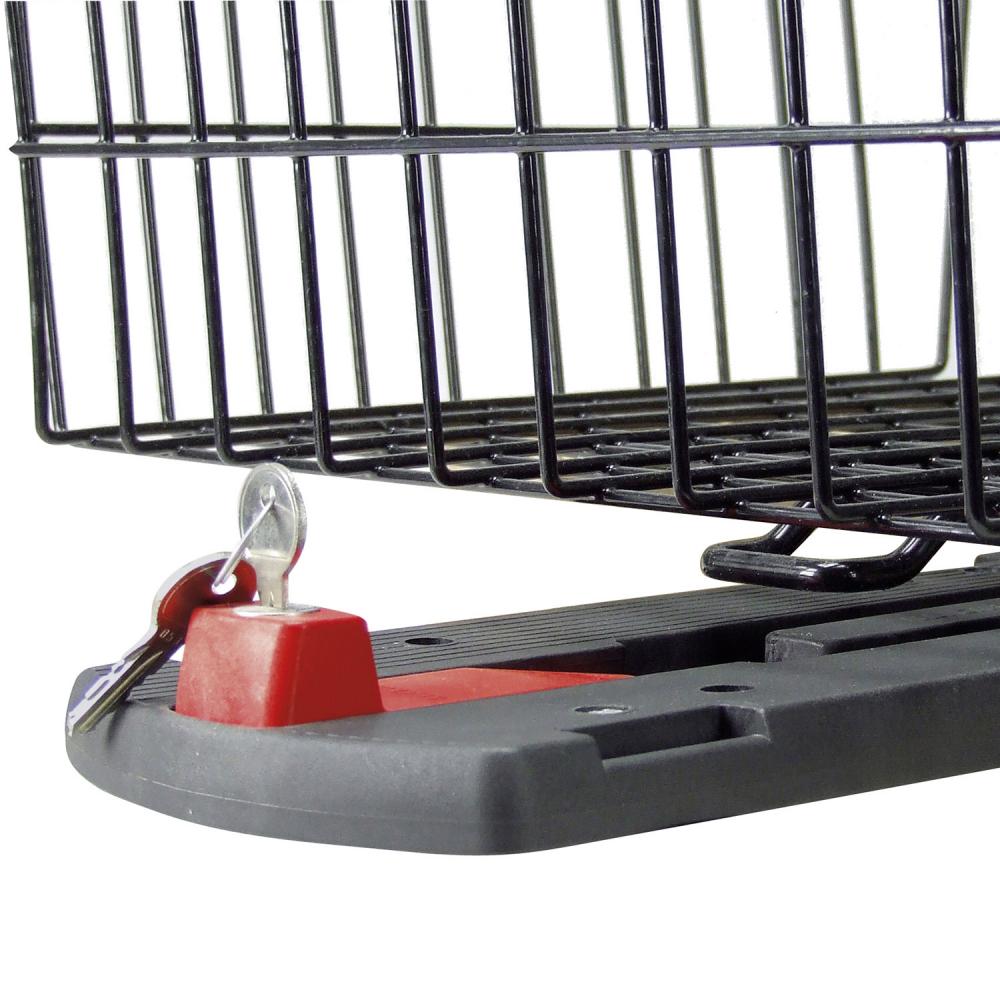 KLICKfix Hinterradkorb Maxi schwarz 36x52x22 cm
