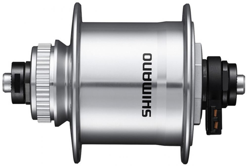 SHIMANO Nabendynamo DH-UR700-3D 6V/3W - 700-3, Silber 32 Loch Center-Lock