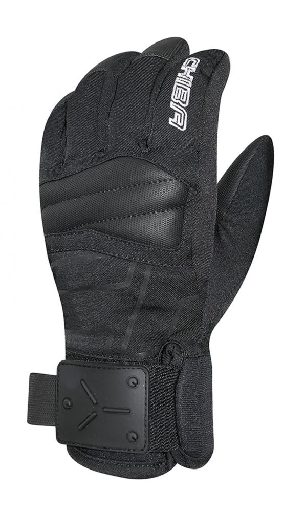 CHIBA Snow Speeder - wasserdichte Winter-Radhandschuhe mit Hotliner-Tasche, Größe 4