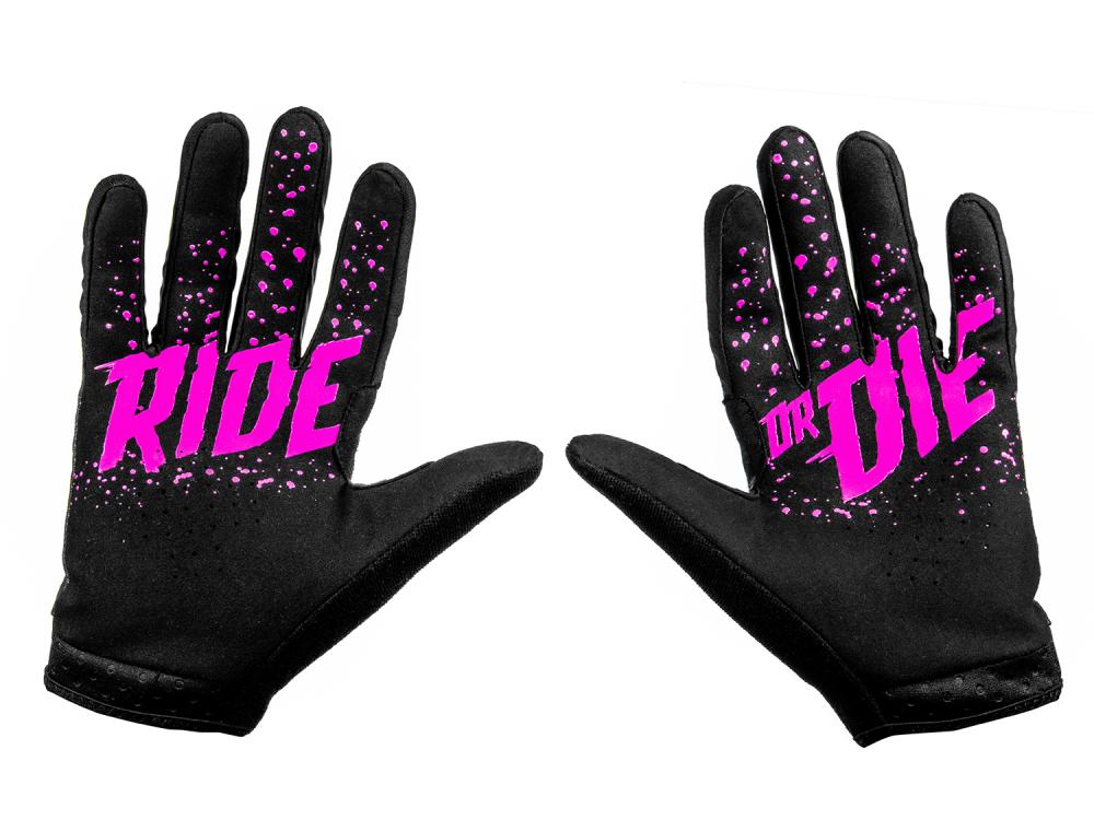 Muc Off MTB Handschuhe Gr. S Schwarz - Langfinger für Mountainbike