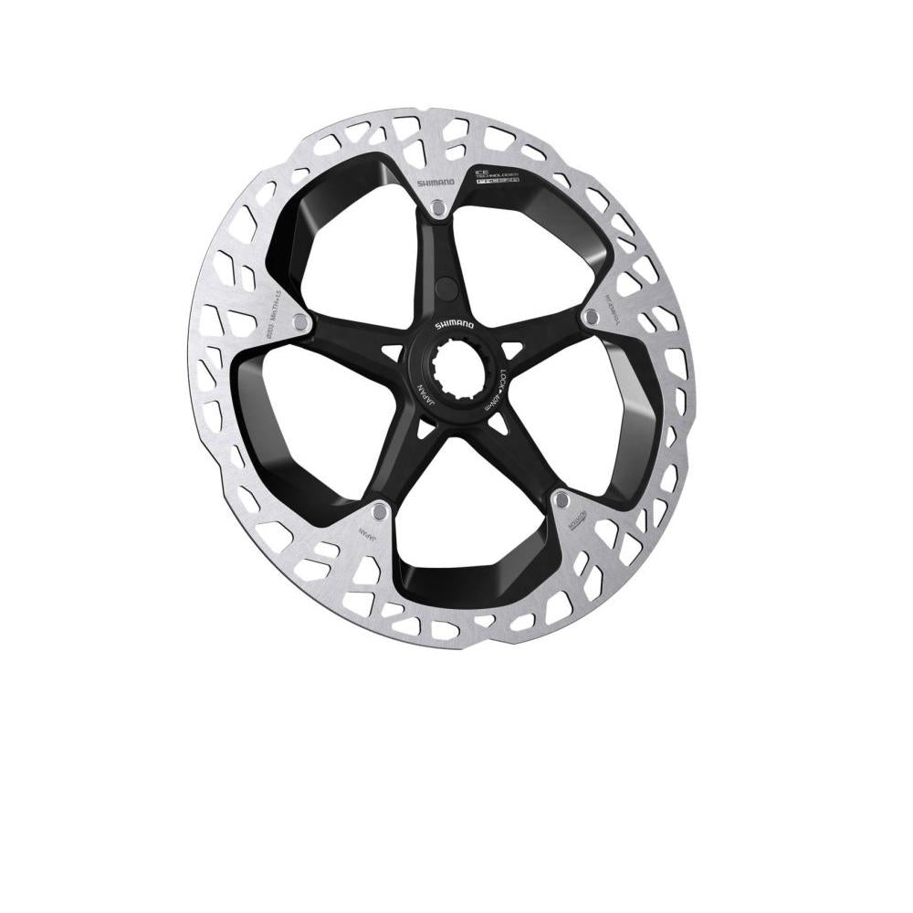 SHIMANO Bremsscheibe RT-EM910 160 mm mit Magnet - präziser Speed-Sensor für E-Bikes