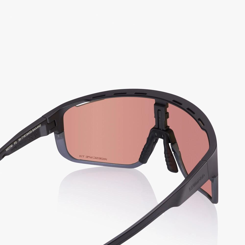 SHIMANO BRILLE PULSAR RIDESCAPE TR Größe M Matt Black - wandelbare Performance-Brille