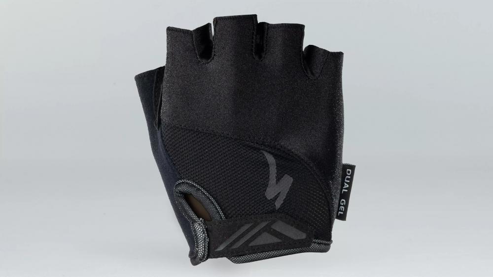 Specialized BG DUAL GEL Handschuh SF WMN BLK L BLACK - gepolsterter Kurzfinger Radhandschuh Größe L - Handschuh Kurzfinger