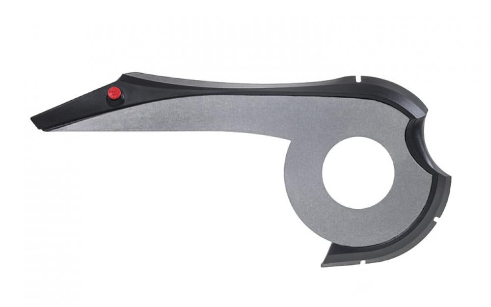 Hebie Chainguard 315 E13 Kettenschutz, für Bosch Active Line ab 2014, 20 Zähne, grau/schwarz, inkl. Brille 0992 20, für Nabenschaltung, Kunststoff