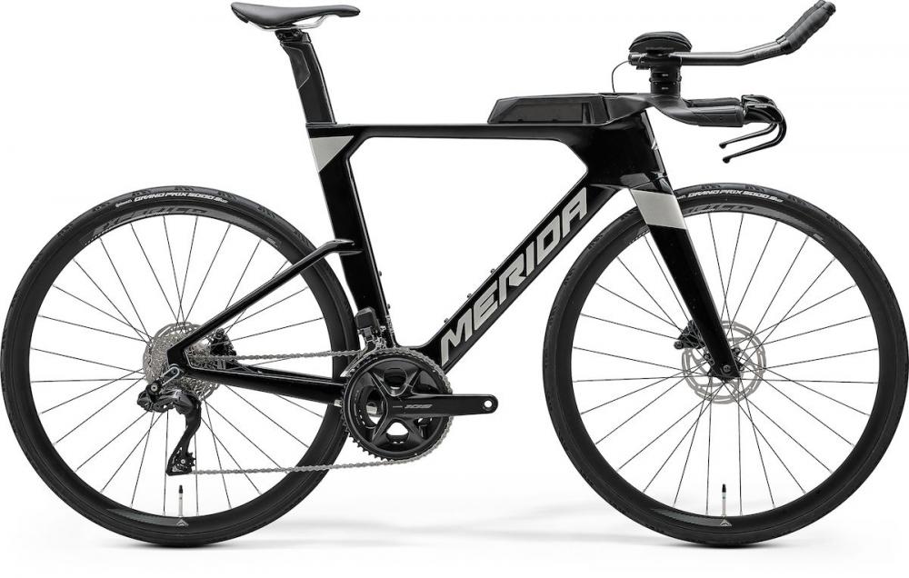 Merida TIME WARP TRI 5000 IV1 S BLACK(TITAN) - aerodynamisches Triathlon-Bike der aktuellen Generation