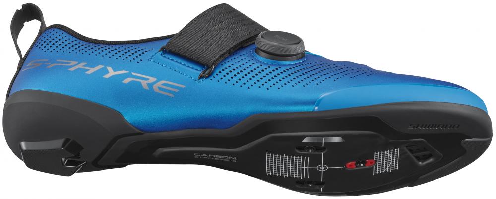 SHIMANO Fahrradschuhe TR903 Herren/Damen Road SPD-SL Fahrradschuhe Blau Größe 43