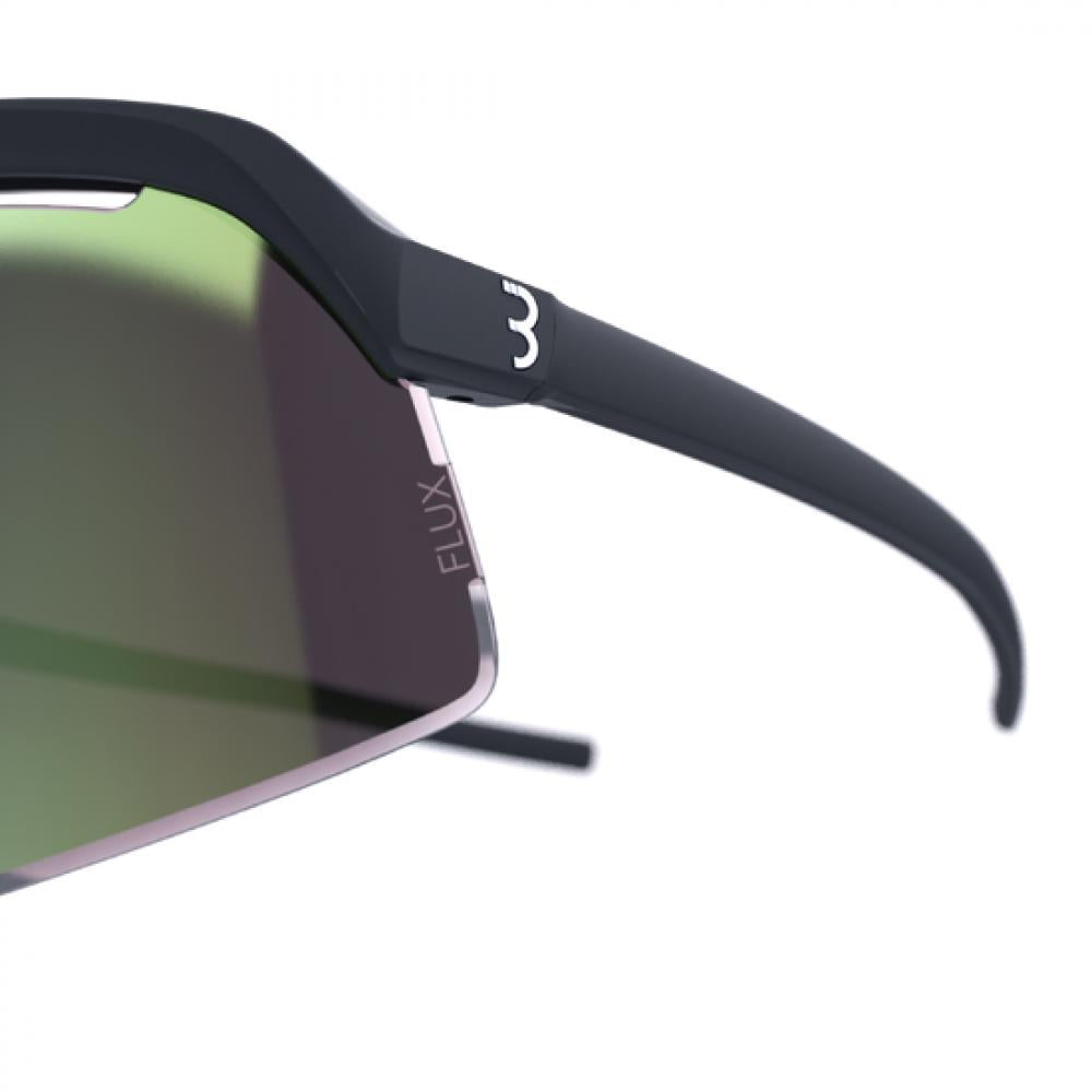 BBB Cycling Sportbrille Valor FLUX GREEN matt Einheitsgröße matt - klare Sicht für sportliche Einsätze