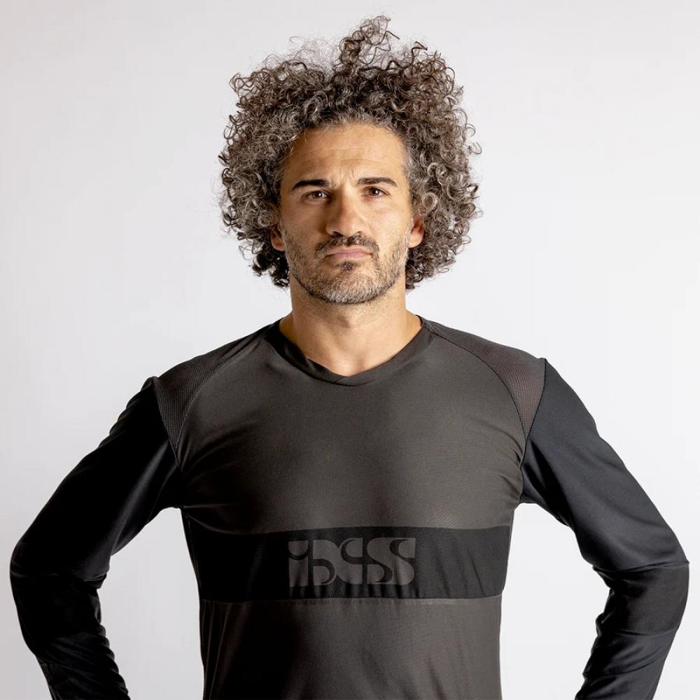 IXS Sports Division iXS Trigger EVO Long Sleeve Jersey XXL Anthracite-Black - renntaugliches Enduro-Trikot