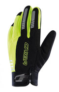CHIBA Competition Plus - Radhandschuhe neongelb, winddicht, atmungsaktiv, Größe 7,5
