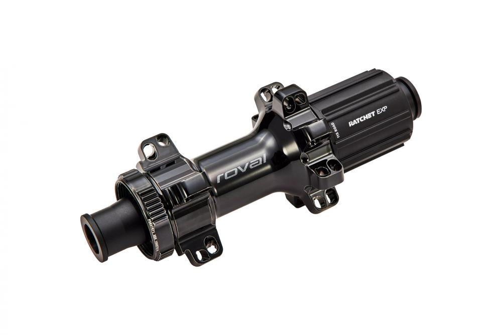 ROVAL HUB ROVAL - REAR TA 12X142MM 24H CARBON SPOKE FLANGE DISC CENTERLOCK SHIMANO 11-SPD ROAD RATCHET EXP (LF19-R) (H180NCDIS24SO7014C) - Nabe - Hinterradnabe