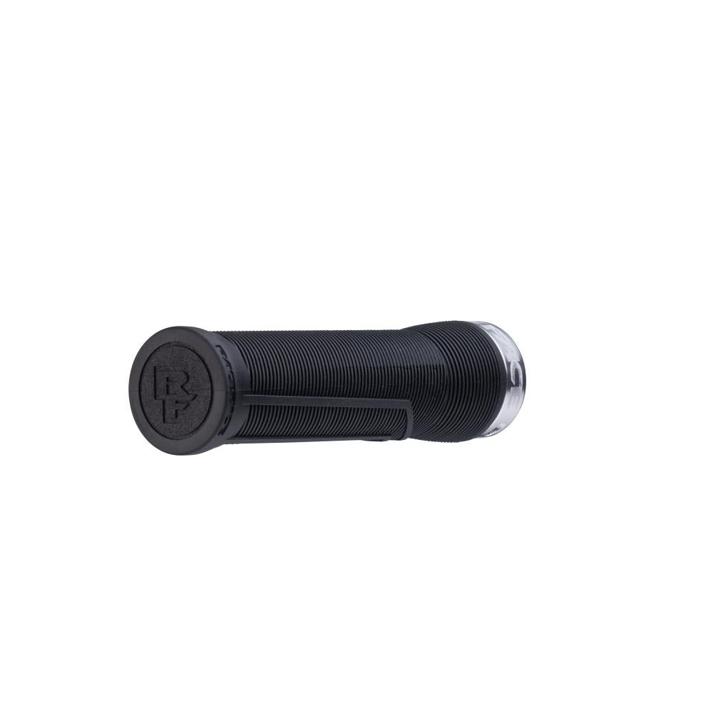 Race Face Chester Lock-On Griff 136/31mm in Schwarz/Silber für sicheren Halt und Kontrolle.