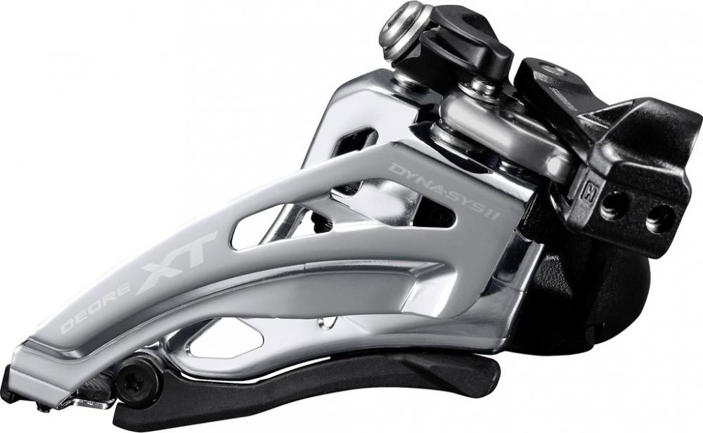 SHIMANO Deore XT FD-M8020 Umwerfer 2-fach, Schelle tief, Front-Pull - präzise MTB-Schaltperformance