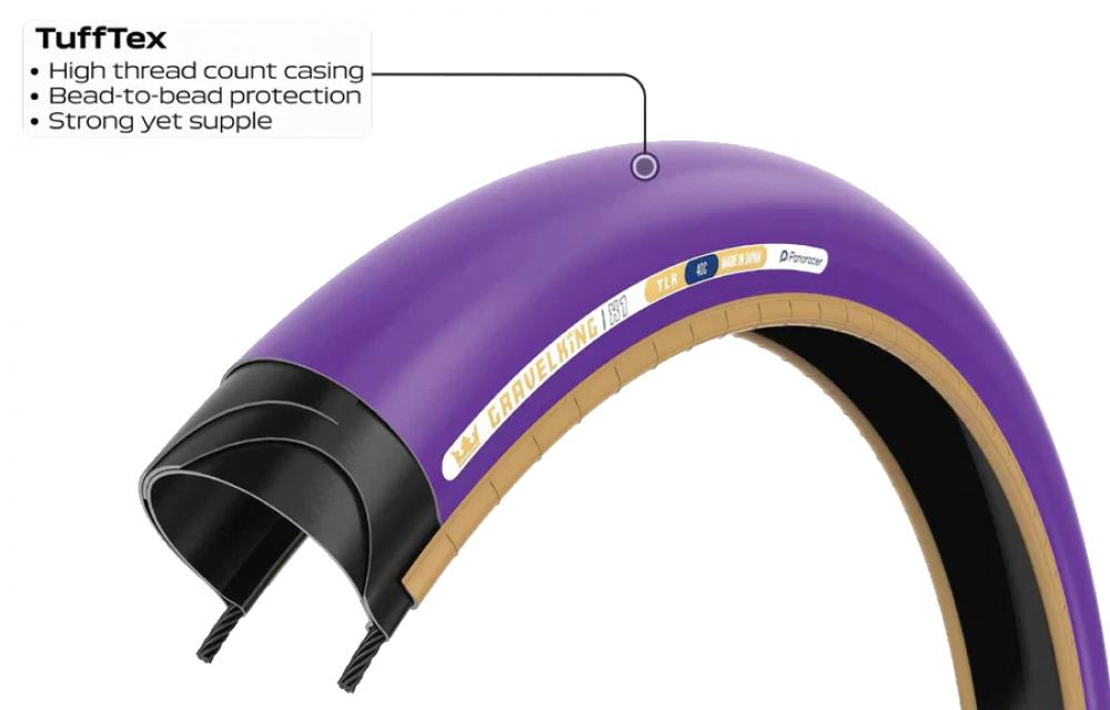 Panaracer GravelKing SK 35-622 schwarz TLR faltbar: Leichter, pannensicherer Gravel-Reifen mit ZSG-Gummimischung und TuffTex-Karkasse für optimale Traktion auf losem Untergrund