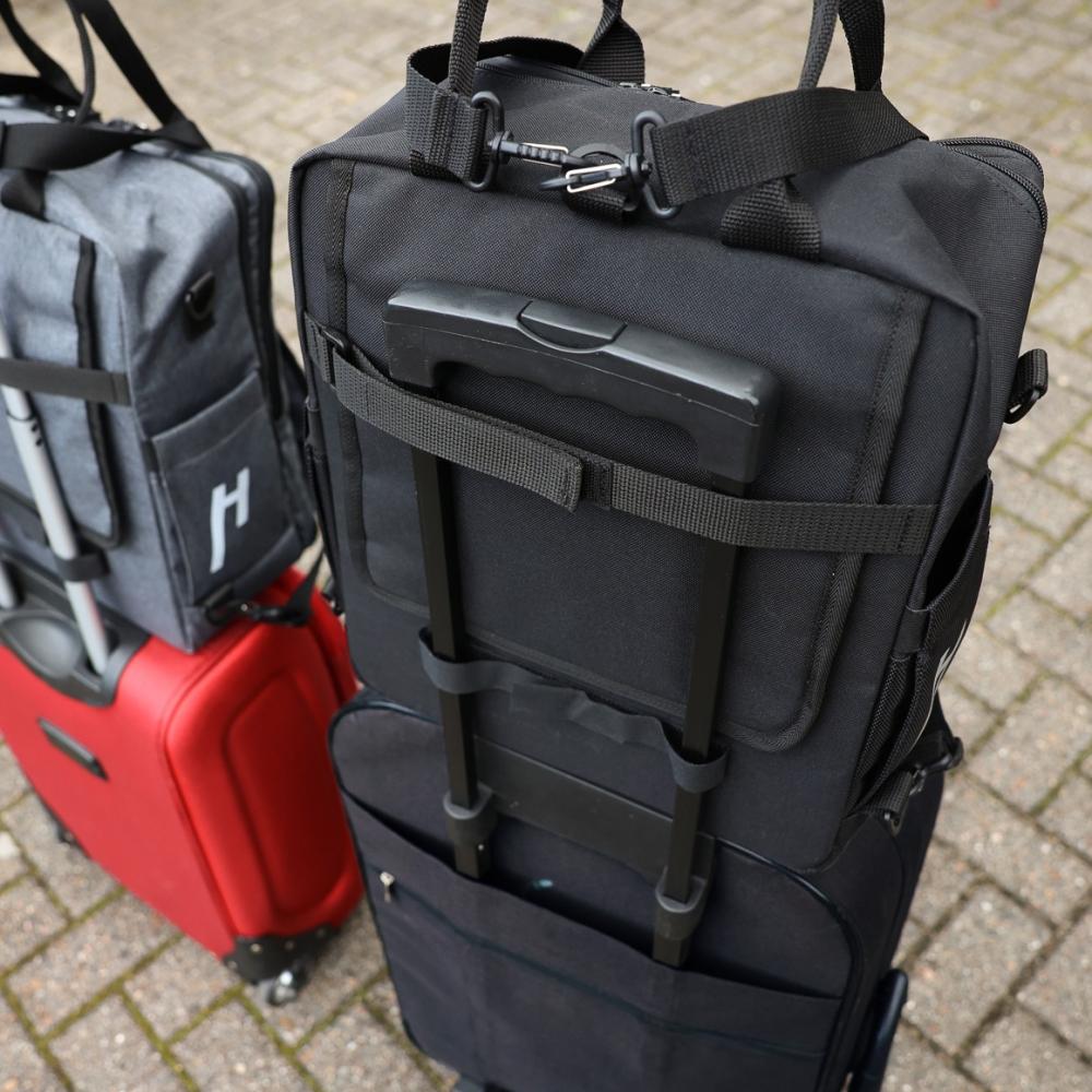Haberland Bike-Rucksack More Than Work schwarz - flexible Office- & Bike-Tasche