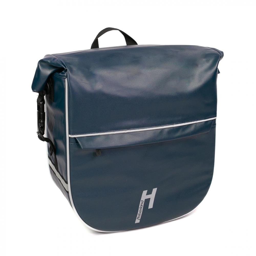 Haberland Frontträger-Tasche eMotion blau - formstarke, wasserdichte Transportlösung