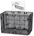 Unix Fahrradkorb Ariano klappbar Festmontage schwarz 32x18x23 cm