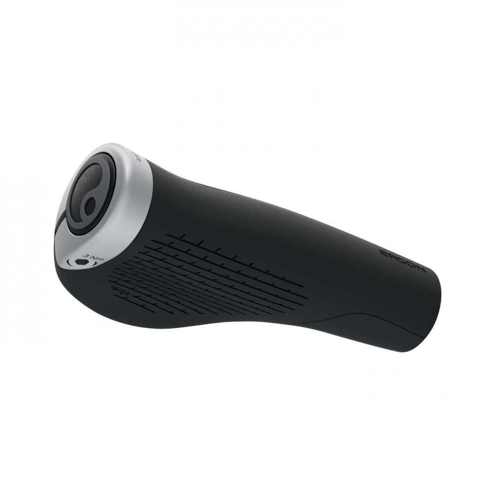 Ergon GP1-L Evo Fahrradgriffe Größe L ergonomische Lenkergriffe für maximalen Handkomfort, optimale Druckverteilung und schadstofffreie Materialien, ideal für Touring- und Fitnessbikes