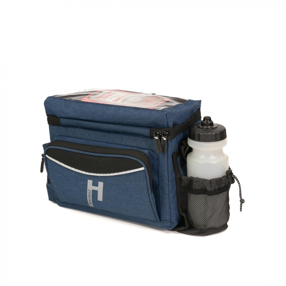 Haberland Lenkertasche 8l Max blau - praktische Klickfix-Lenkerlösung für Touren