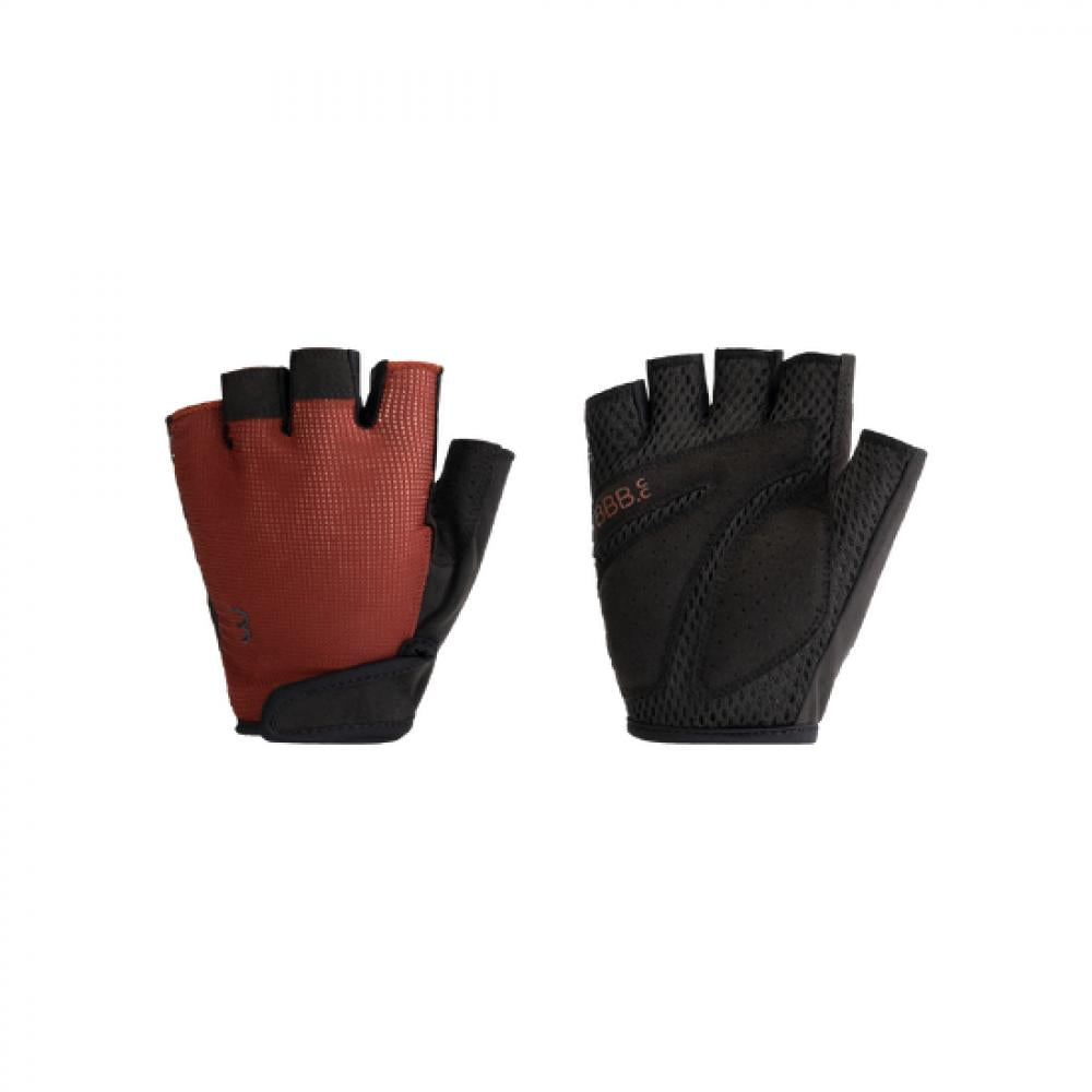 BBB Cycling Handschuhe CoolSupport L dunkel rot L rot - atmungsaktiver Radhandschuh mit Komfortpolsterung