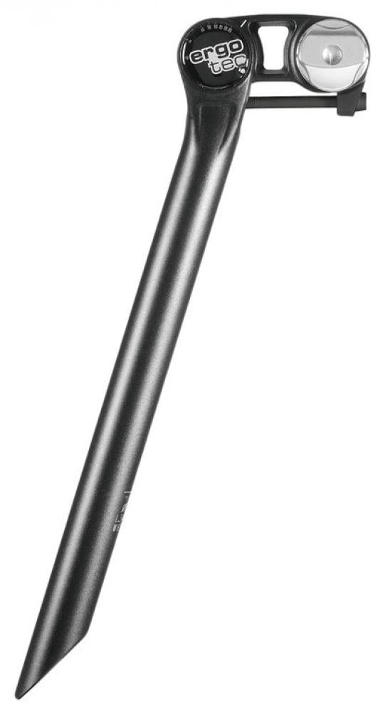 Ergotec Patentsattelstütze Futura vertikal-verst Ø 27,2mm 400mm schwarz Alu