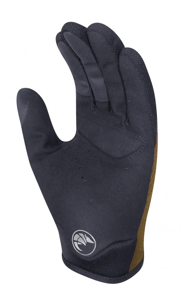 CHIBA Viper - Radhandschuhe olive XL mit Poron-Gelpolsterung und Touchfunktion