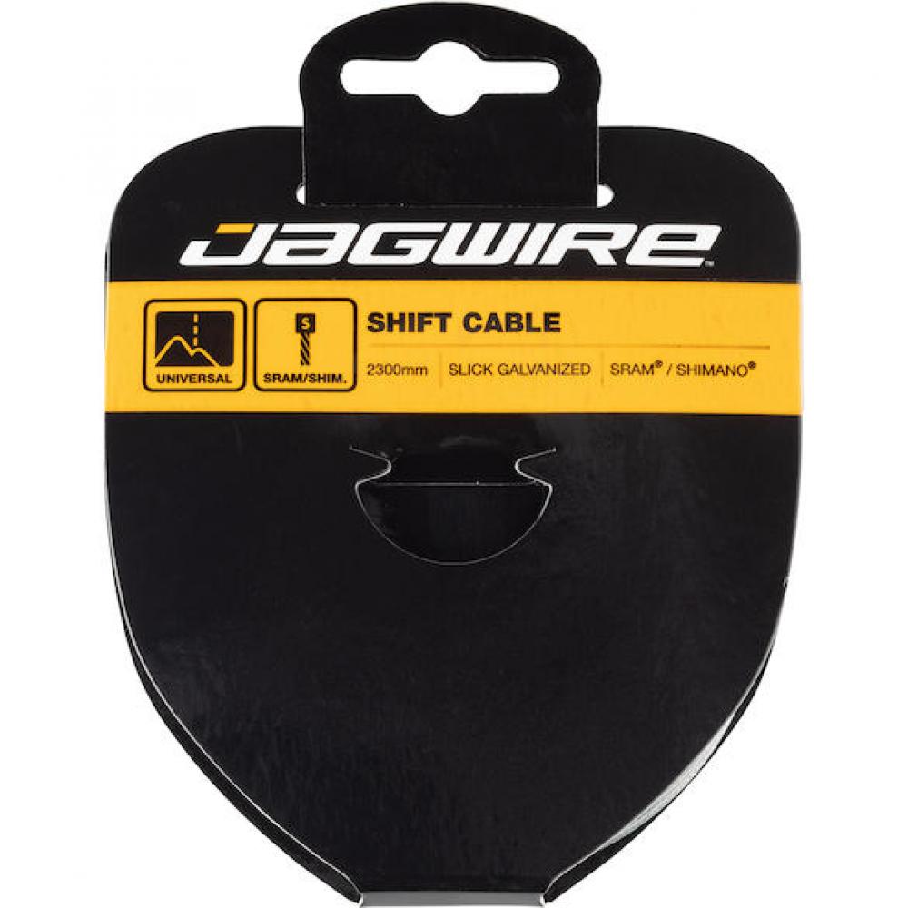 Jagwire Schaltzug Sport Stahl verzinkt, geschliffen 1,1 x 3100 mm Silber - präzise, reibungsarme Schaltperformance
