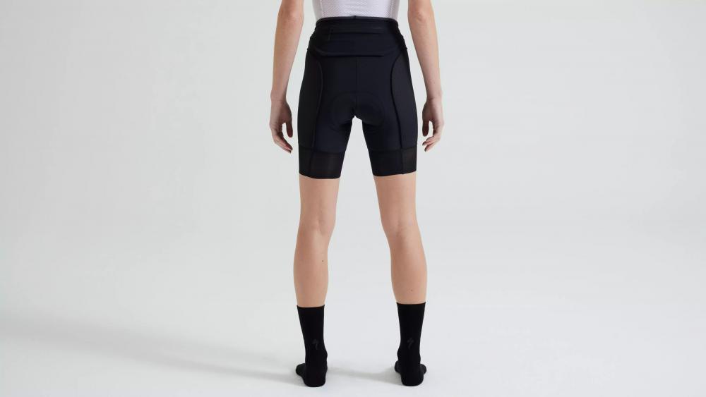 PRIME SWAT LINER SHORT WMN BLK S - Damen Radhose mit Sitzpolster Schwarz - Bekleidung