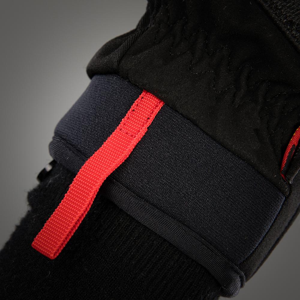CHIBA Warm Winter - wasserdichte Winter-Radhandschuhe, schwarz, Größe M