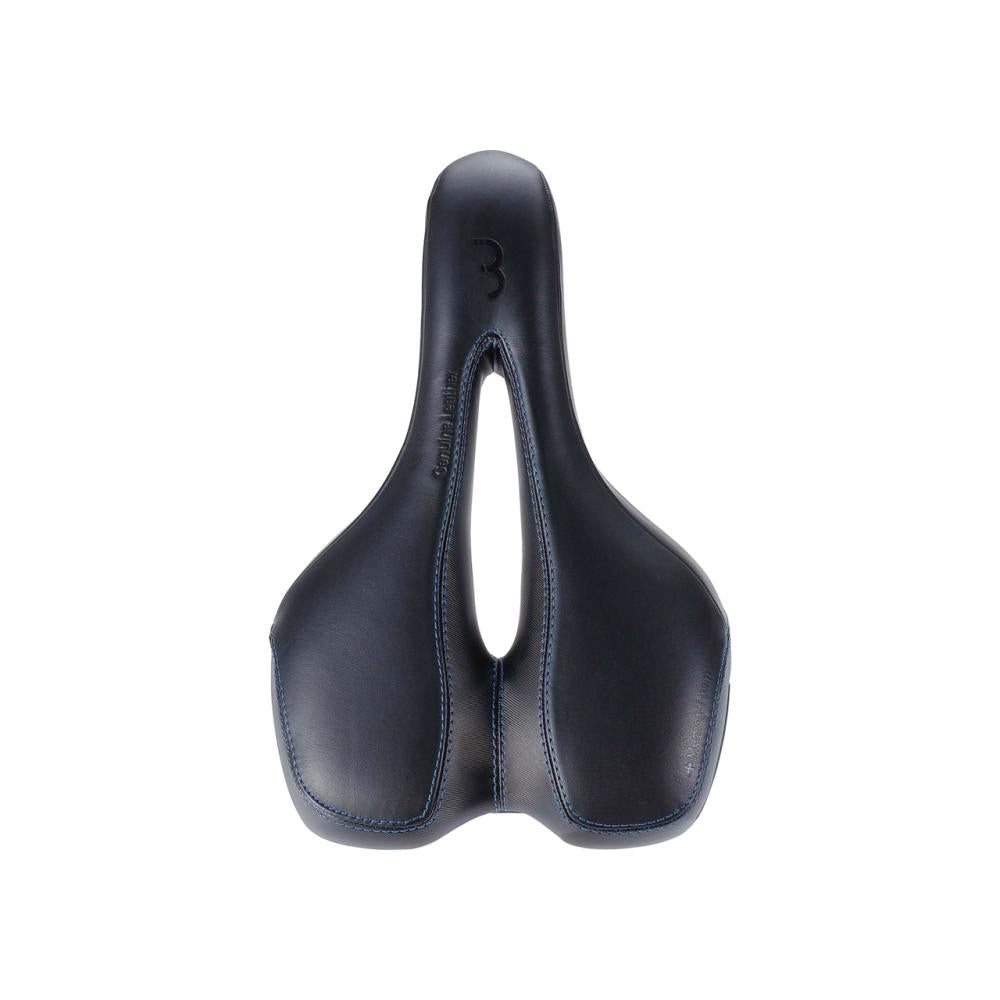 BBB Cycling BBB Sattel SportPlus Active Leather 170 schwarz - ergonomischer City-Komfort