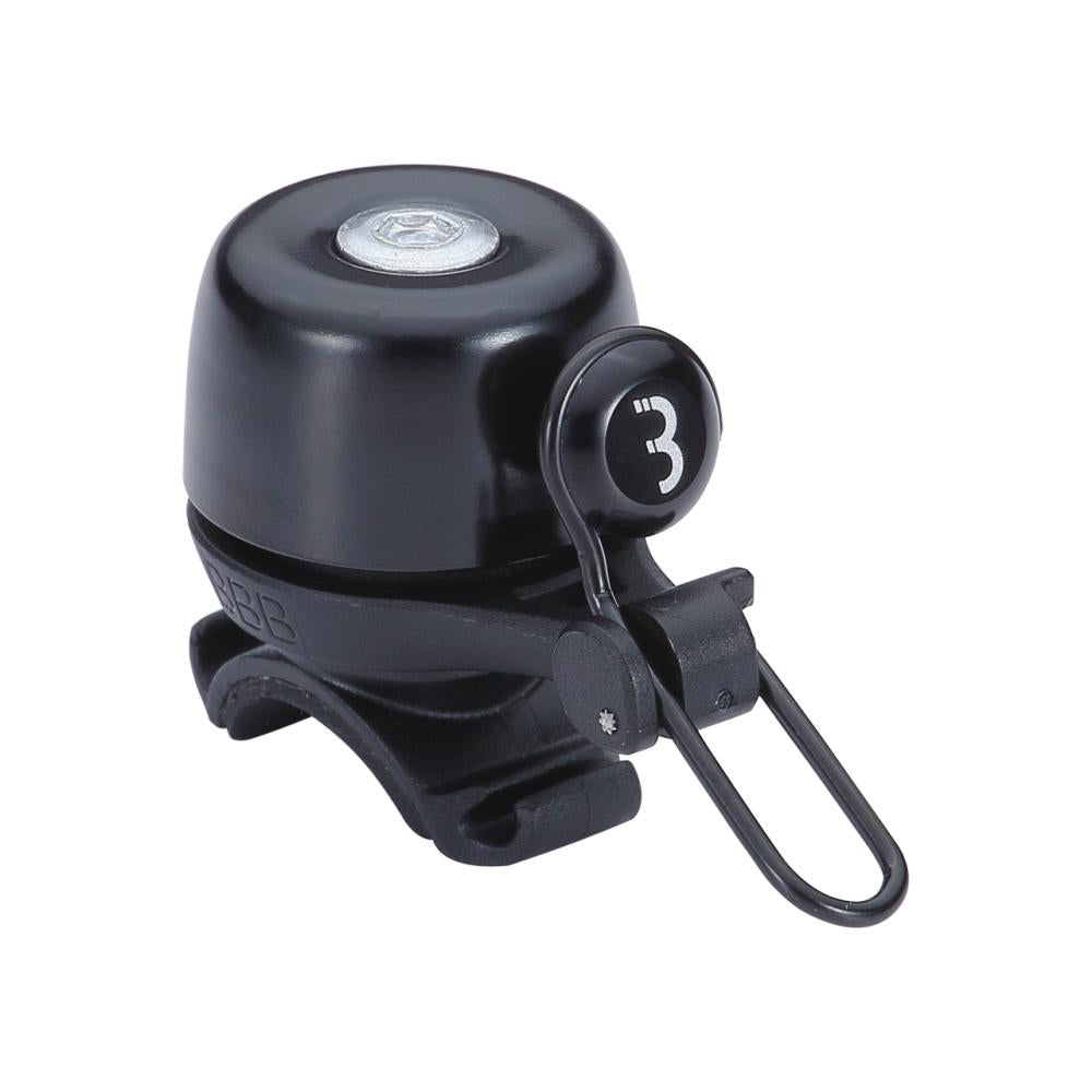 BBB Cycling BBB Klingel Noisy brass schwarz Einheitsgröße schwarz - laute Sicherheits-Fahrradklingel