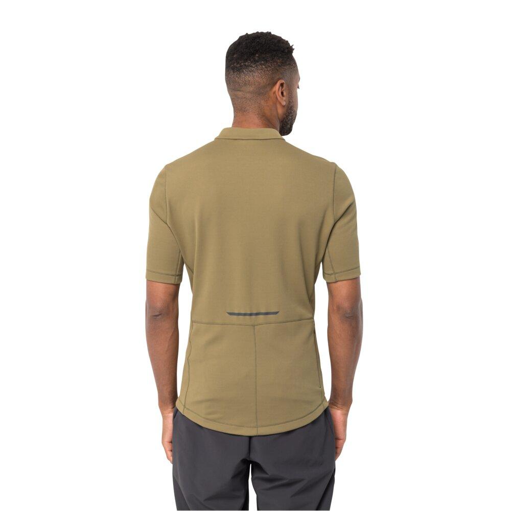 Jack Wolfskin Bike Commute Hz T M Synthetic Fiber T-Shirt Shortsleeve Grey Olive Größe M