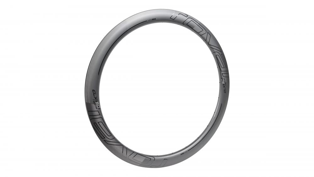 REAR RIM MY17 CLX 50 - 700C REAR CARBON 21H RIM BRAKE 20.7MM INTERNAL - SATIN CARBON W/ GLOSS BLACK DCL - Felge