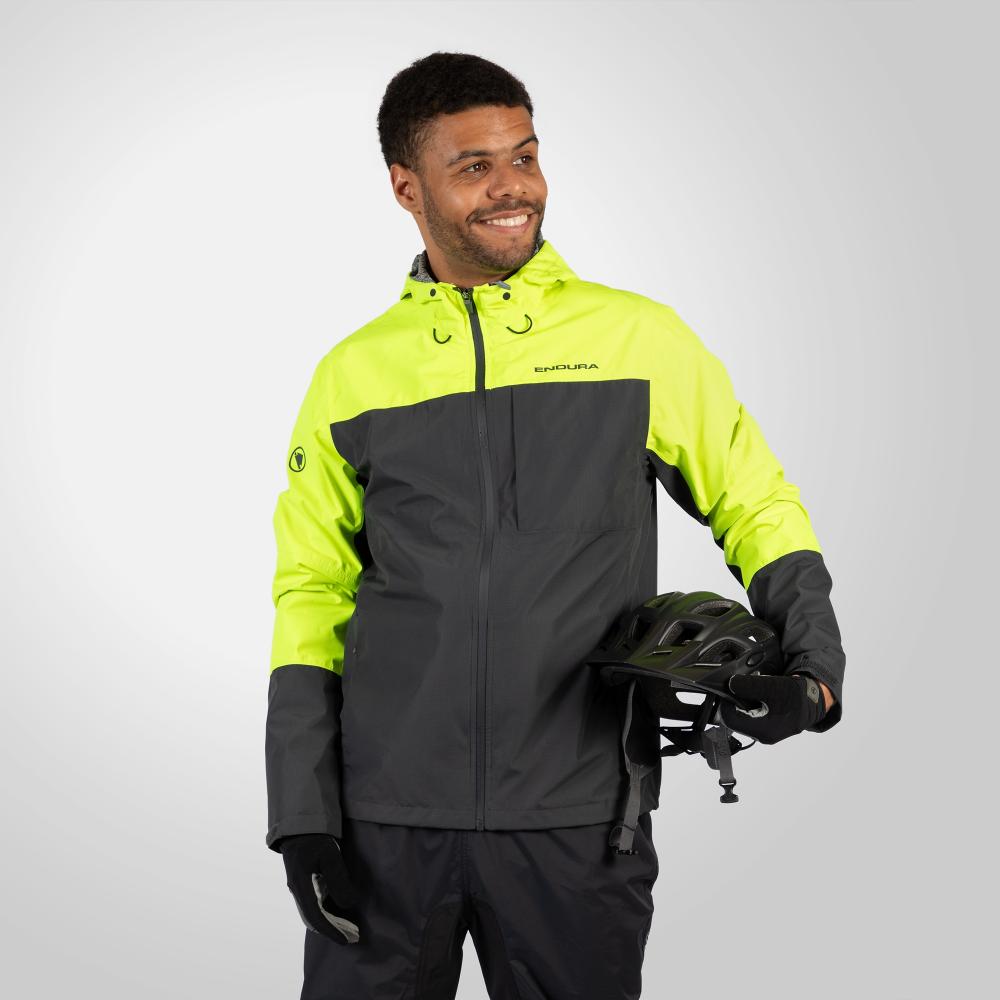 Endura Hummvee 3-in-1 Wasserdichte Jacke Neon-Gelb Gr. M