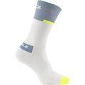Sidi Socken NEO white grey 44-46 Weiß/Grau - atmungsaktive Radsocken mit Q-Skin