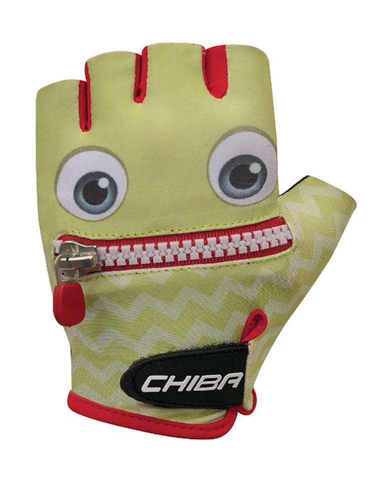 Chiba Handschuhe Kinderhandschuh Cool Kids Smiley limettengrün Größe L