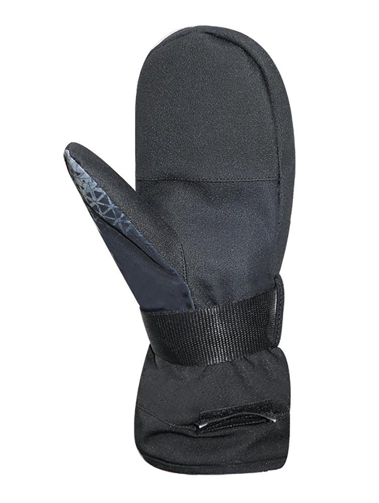 CHIBA Board Mitten - wasserdichte Primaloft Radhandschuhe mit Schiene, Gr. 11, dk. grau/n
