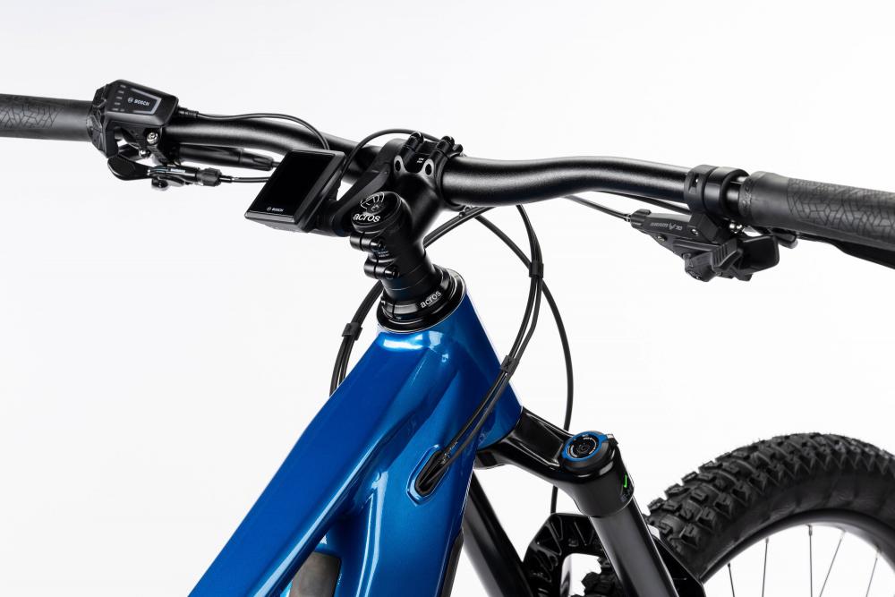GHOST E-ASX Universal E-MTB 800 Wh Größe L - Candy Blue/Coffee Arctic Dust