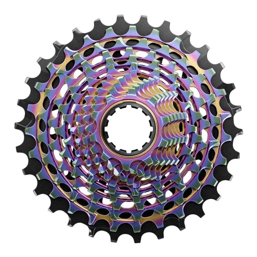 SRAM Kassette XG-1290 E1 10-28T Rainbow - leichte RED-Rennradkassette mit engen Gangsprüngen