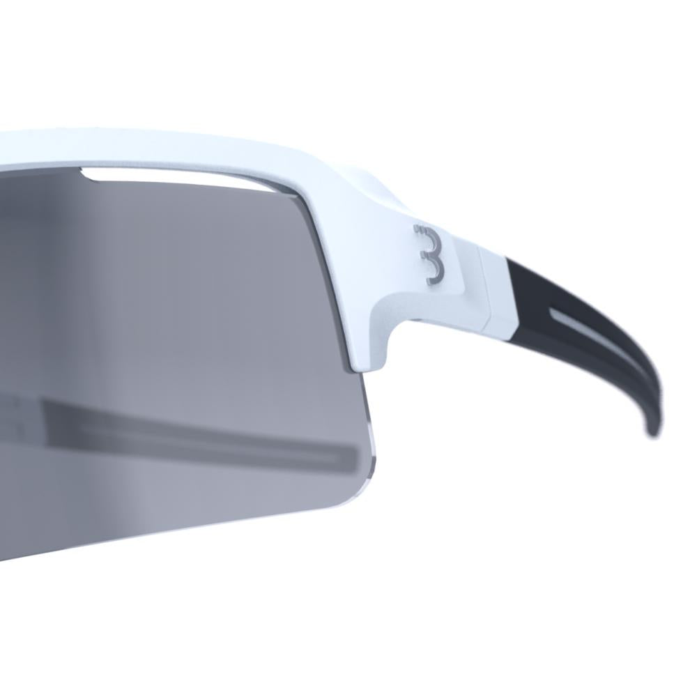 BBB Cycling BBB sportbrille Fuse PC flash Größe M matt weiß - leichte Sportbrille mit Top-Sicht